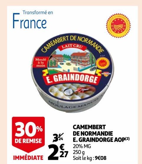 CAMEMBERT DE NORMANDIE E. GRAINDORGE AOP(2)