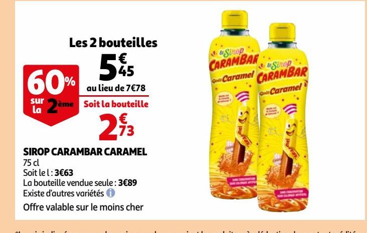 SIROP CARAMBAR CARAMEL