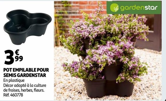 POT EMPILABLE POUR SEMIS GARDENSTAR