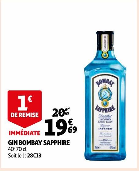 GIN BOMBAY SAPPHIRE