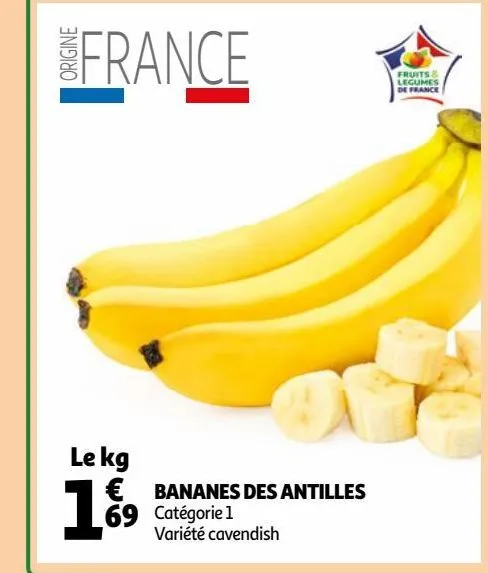 bananes des antilles