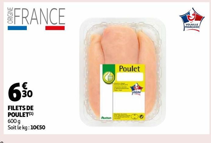 FILETS DE POULET