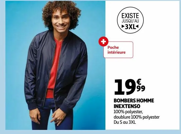 bombers homme inextenso