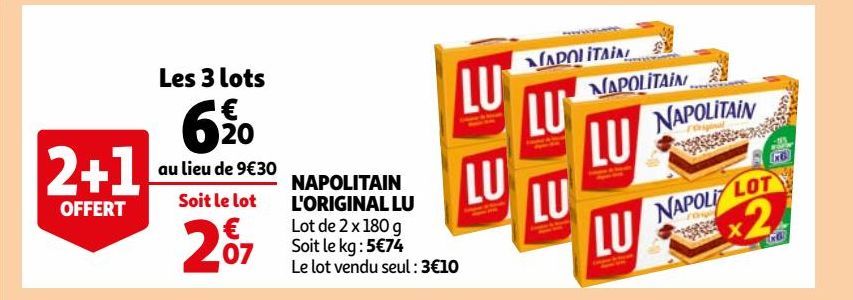 NAPOLITAIN L'ORIGINAL LU