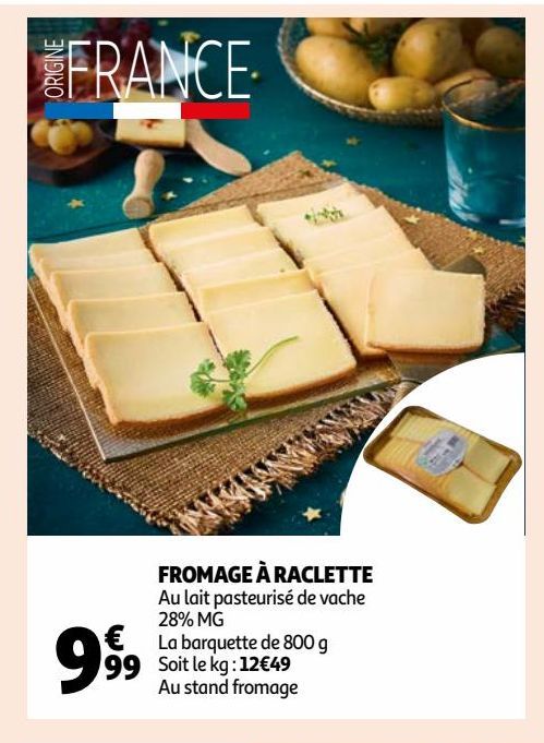 FROMAGE À RACLETTE