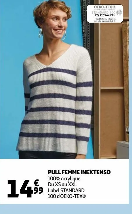 pull femme inextenso