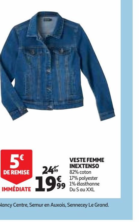 VESTE FEMME INEXTENSO