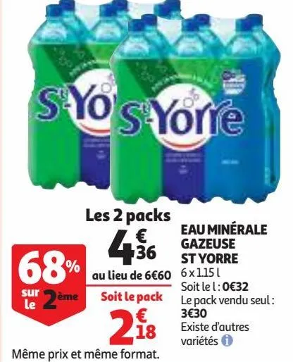 eau minérale gazeuse st yorre