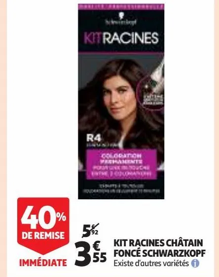 kit racines châtain foncé schwarzkopf