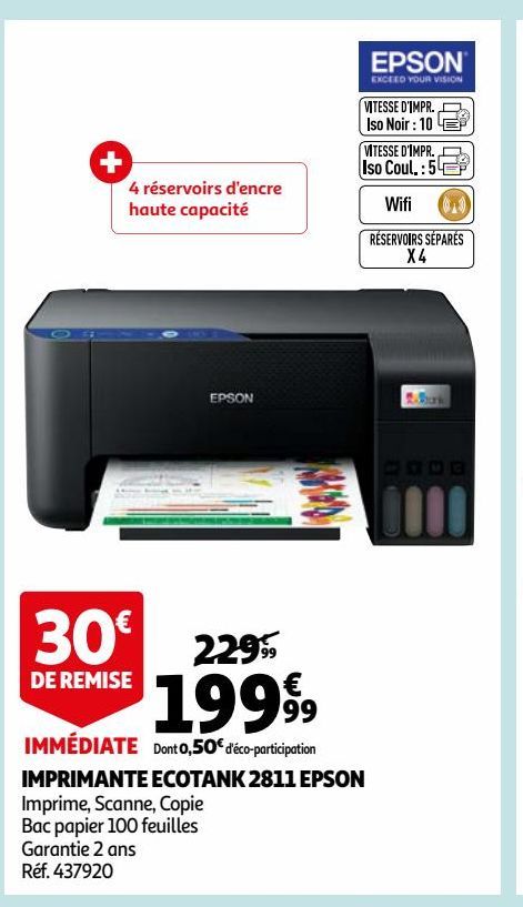 IMPRIMANTE ECOTANK 2811 EPSON