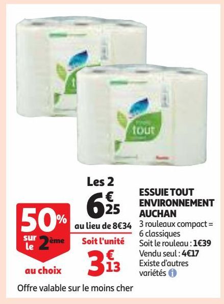 ESSUIE TOUT ENVIRONNEMENT AUCHAN