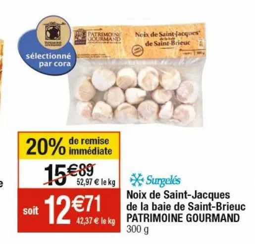 noix de saint-jacques de la baie de saint-brieuc patrimoine gourmand