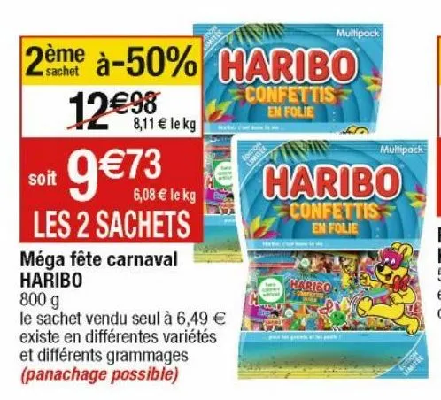 mega fete carnaval haribo