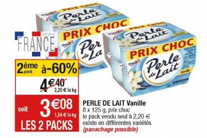 PERLE DE LAIT Vanille