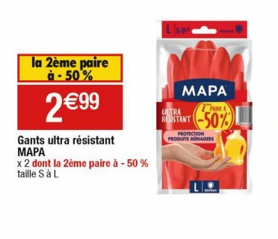 gants ultra resistant MAPA