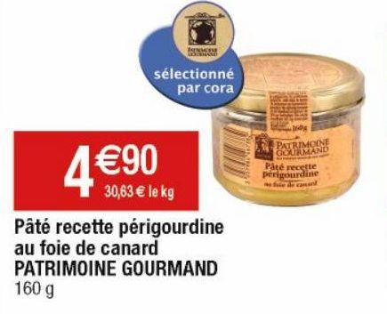 pâté recette perigourdine au foie de canard PATRIMOINE GOURMAND
