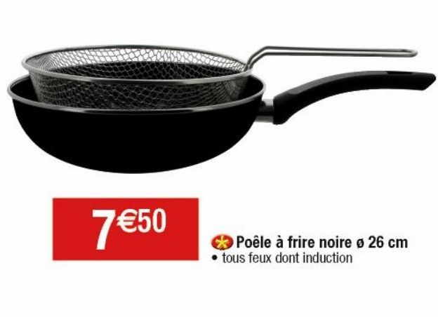 poêle a frire noire 26cm