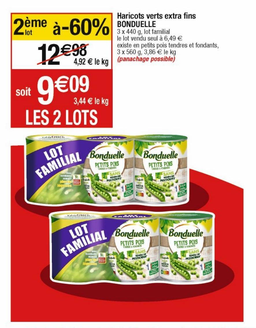 haricots verts extra fins BONDUELLE