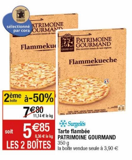 tarte flambee PATRIMOINE GOURMAND