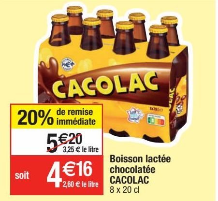 boissons Cacolac