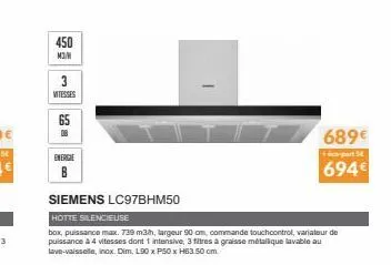 hotte siemens