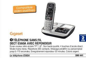 téléphone sans fil Gigaset