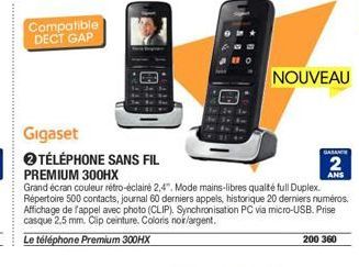 téléphone sans fil Gigaset