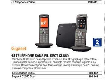 téléphone sans fil Gigaset