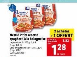 spaghetti à la bolognaise Nestlé