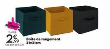 boîte de rangement 