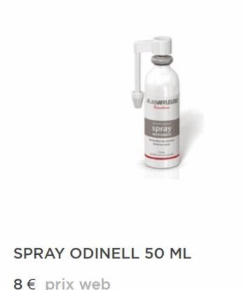 AFFLE  spray  SPRAY ODINELL 50 ML  8 € prix web  