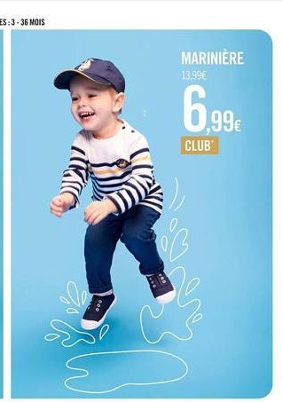 %  MARINIÈRE 13,99€  6,99€  CLUB 