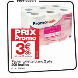 papier toilette Promo