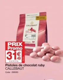 chocolat promo