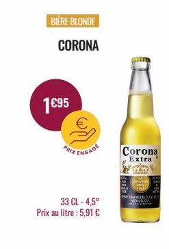 bière blonde Corona