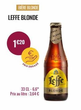 bière blonde Leffe