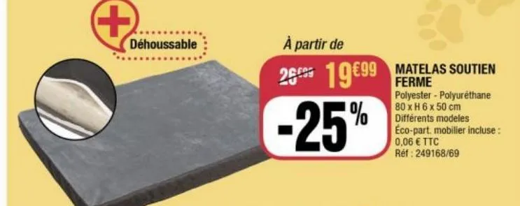 matelas soutien ferme