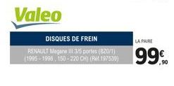 disques de frein Valeo