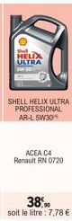 Shell HELIX  ULTRA  ACEA C4 Renault RN 0720 