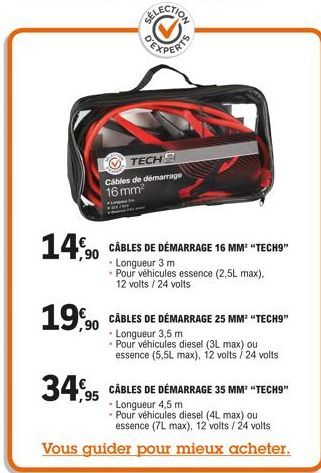 cables de démarrage 3M