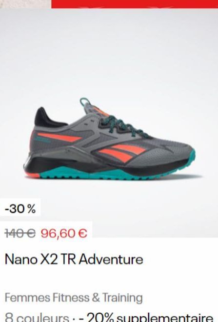 -30%  140 € 96,60 €  Nano X2 TR Adventure 