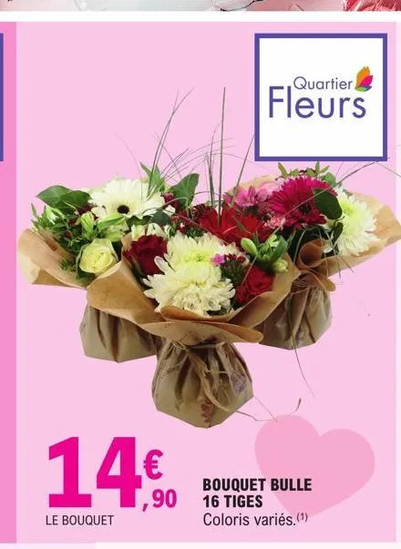 bouquet bulle 16 tiges