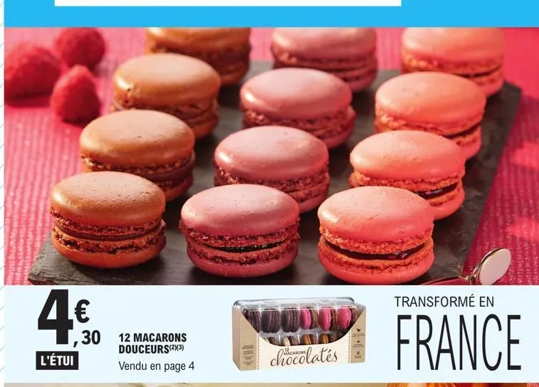 12 macarons douceurs