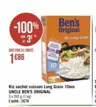 riz long grain uncle ben's