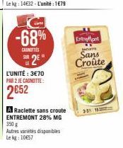 raclette Entremont