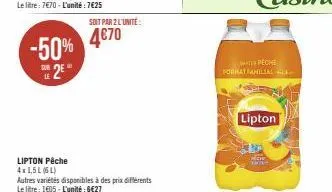 pêche lipton