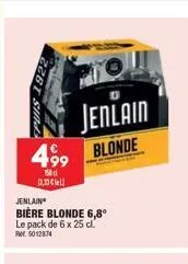 bière blonde jenlain