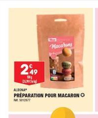 249  1041 (243)  ALBONA  PRÉPARATION POUR MACARON  Ral 5012877  Macarons  