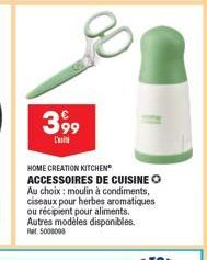 accessoires de cuisine Home Creation