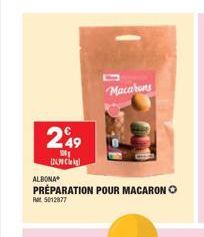249  1041 (243)  ALBONA  PRÉPARATION POUR MACARON  Ral 5012877  Macarons  